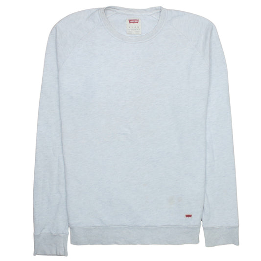 Levi's Men's Grey XL Crew Neck Pullover Sweatshirt