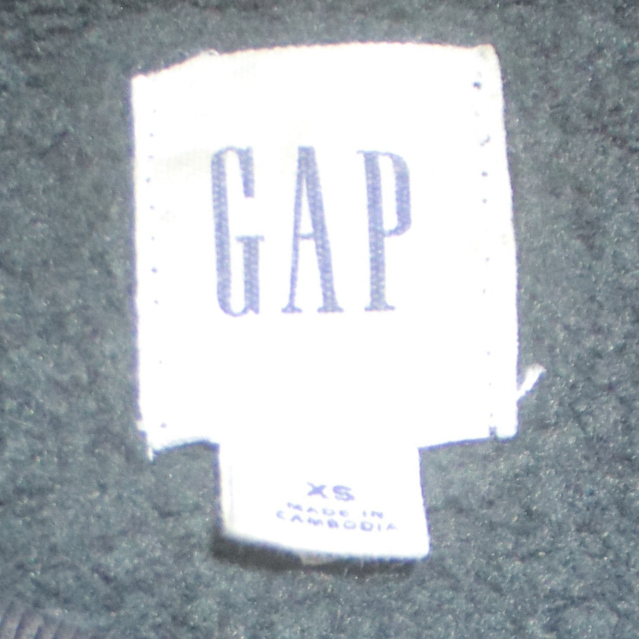 GAP Men's Black XS Pullover Sweatshirt Crew Neck Embroidered Logo