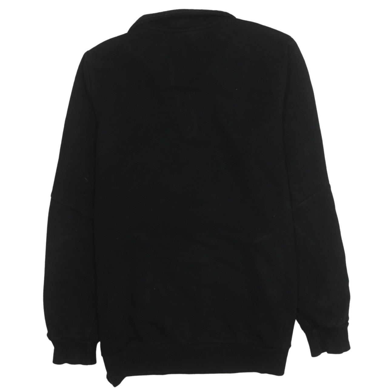 Puma Men's Black Small 1/4 Zip Logo Fleece Sweatshirt