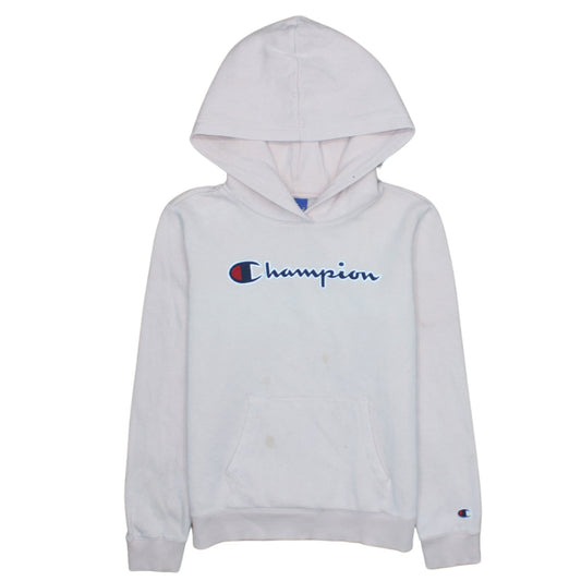Champion Girls White Pullover Hoodie 13-14 Years Hooded Sweatshirt