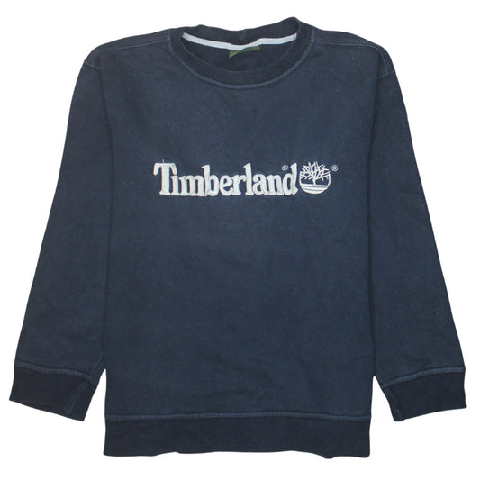 Timberland Womens Navy Blue Crew Neck Pullover Sweatshirt Size 14