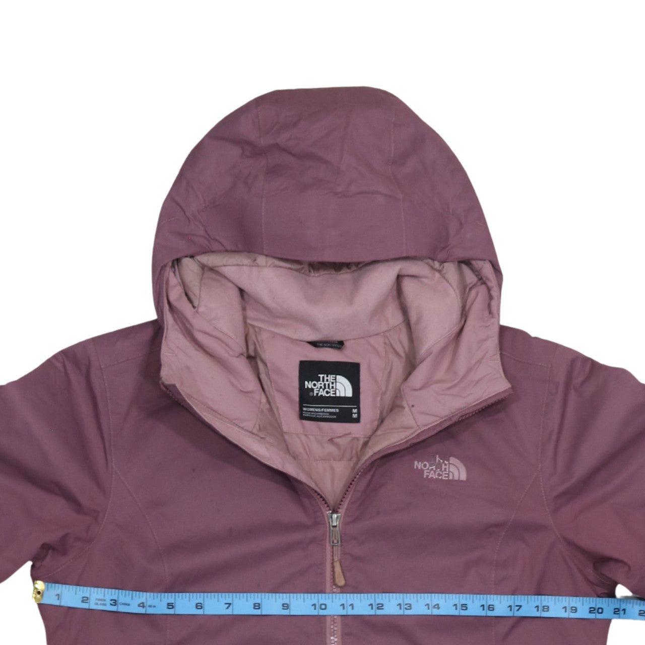 The North Face Womens Purple Hooded Waterproof Parka Jacket Size M