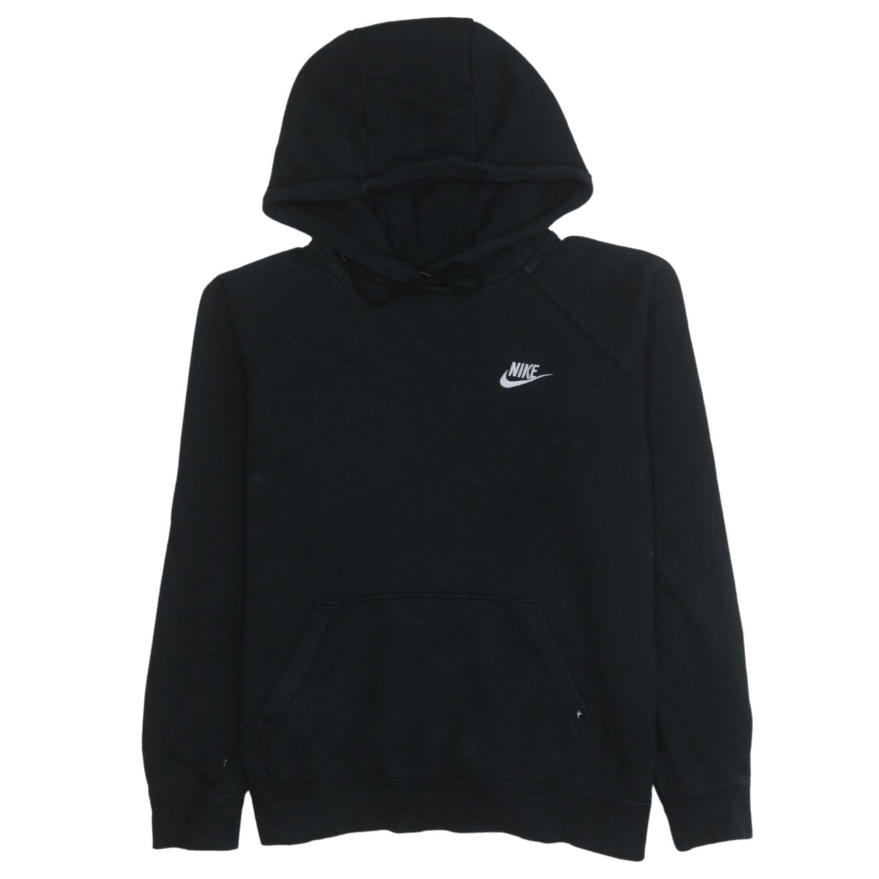 Nike Mens Black Pullover Hoodie Sweatshirt M Fleece Regular Fit