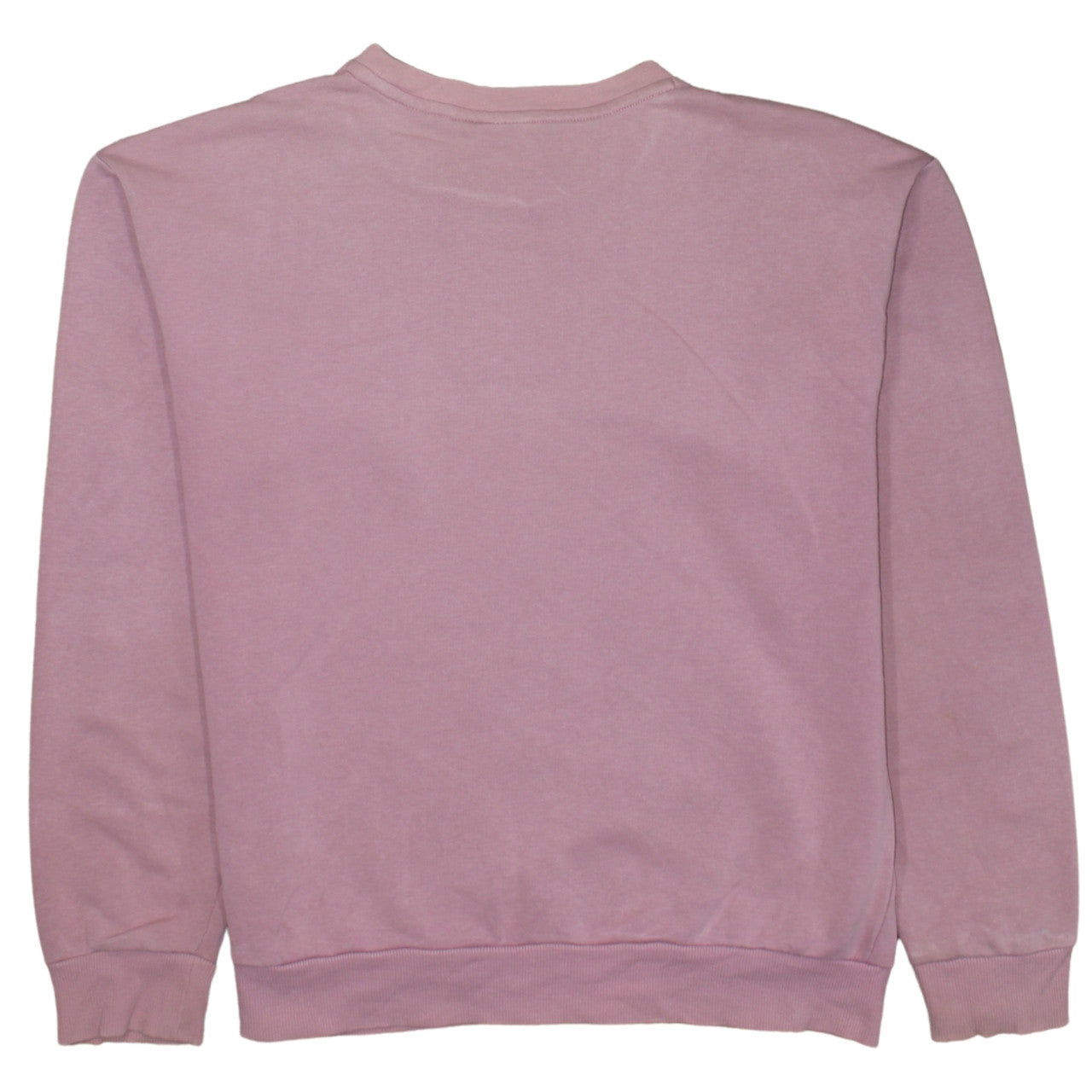 Puma Women Pink Crew Neck Pullover Sweatshirt Size 12 M Logo Print