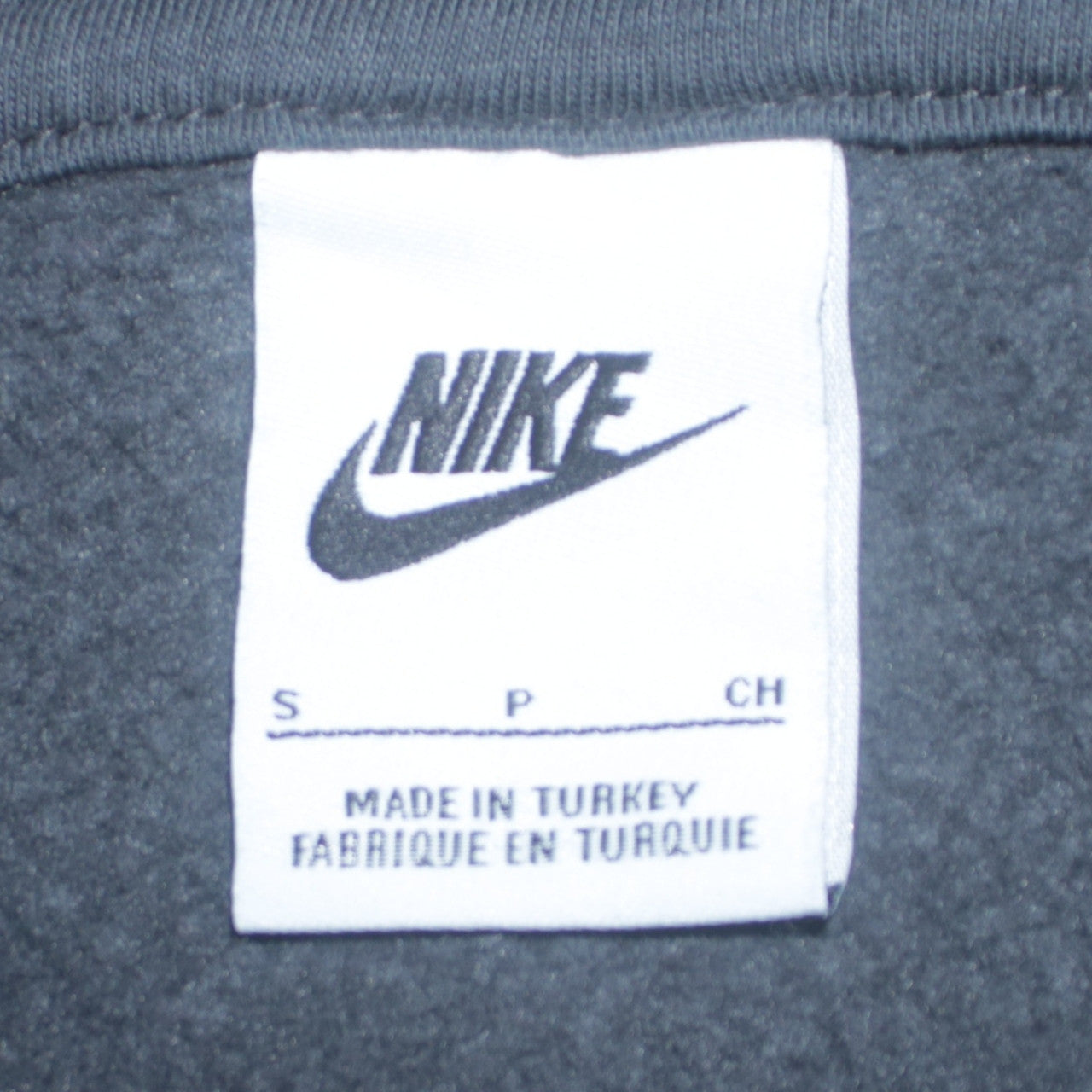 Nike Men's Black Pullover Hoodie S Sports Logo Fleece Sweatshirt
