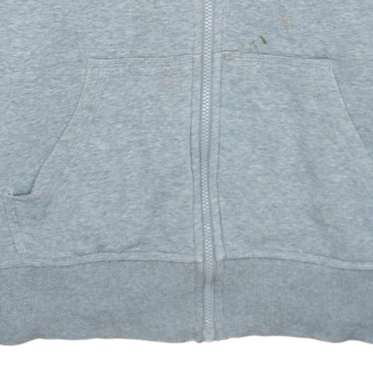 Nike Men's Grey Full Zip Hoodie Size M Sportswear Fleece