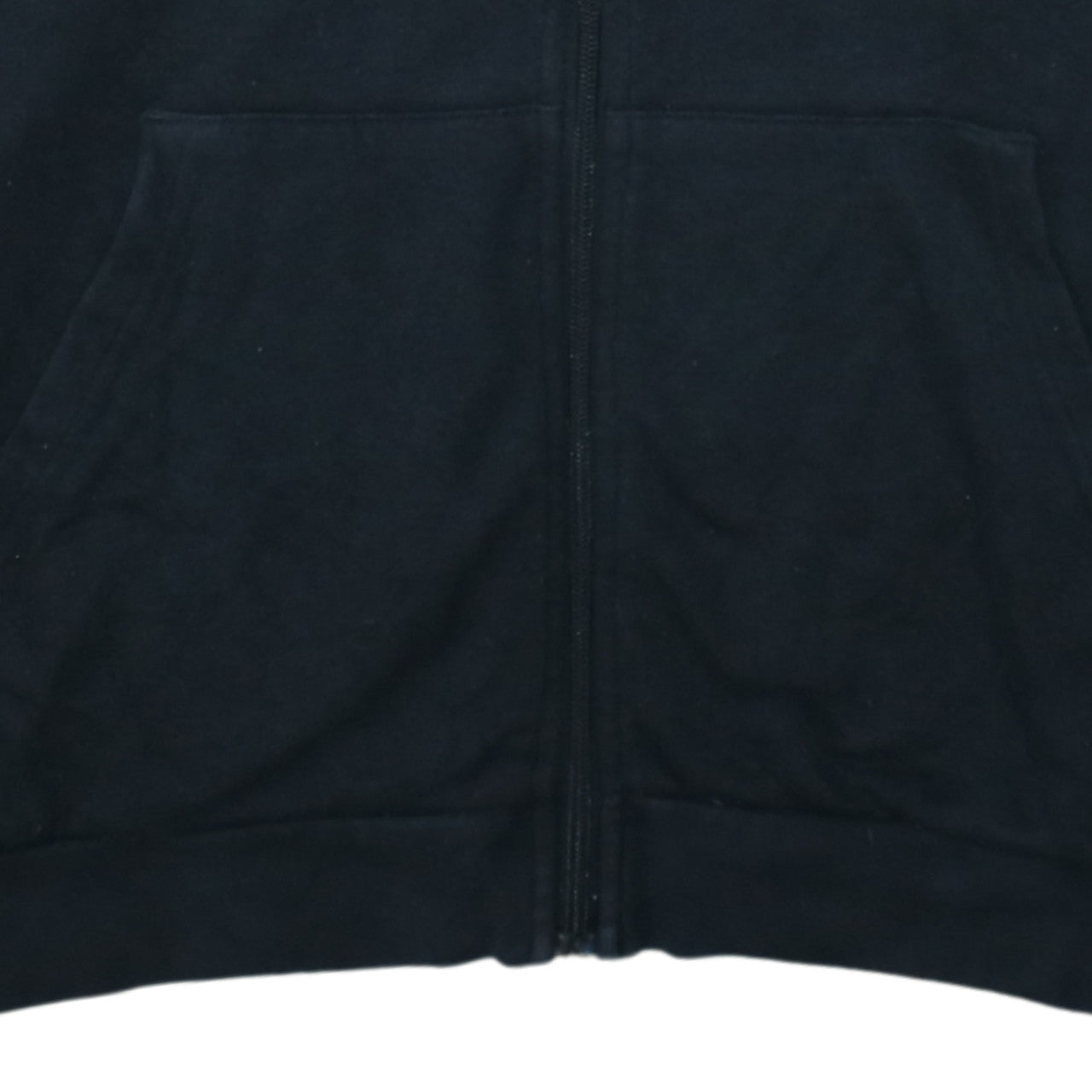 adidas Boys Black Full Zip Hoodie 16 Years Fleece Sports Sweatshirt