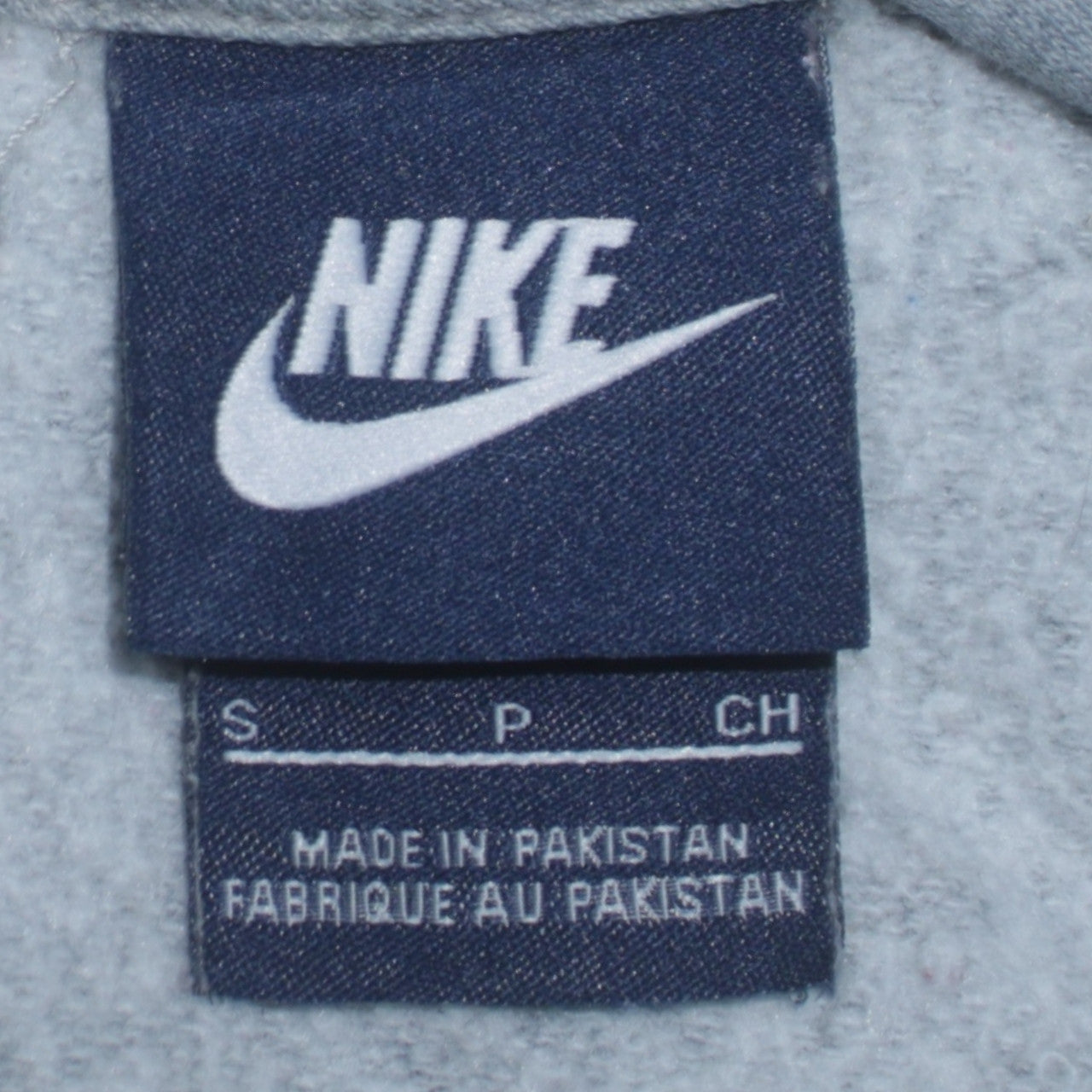Nike Men's Grey Full Zip Hoodie S Regular Fit Sportswear