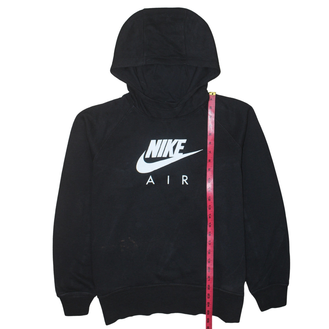 Nike Women’s Black XL Pullover Hoodie Air Logo Raglan Sleeve