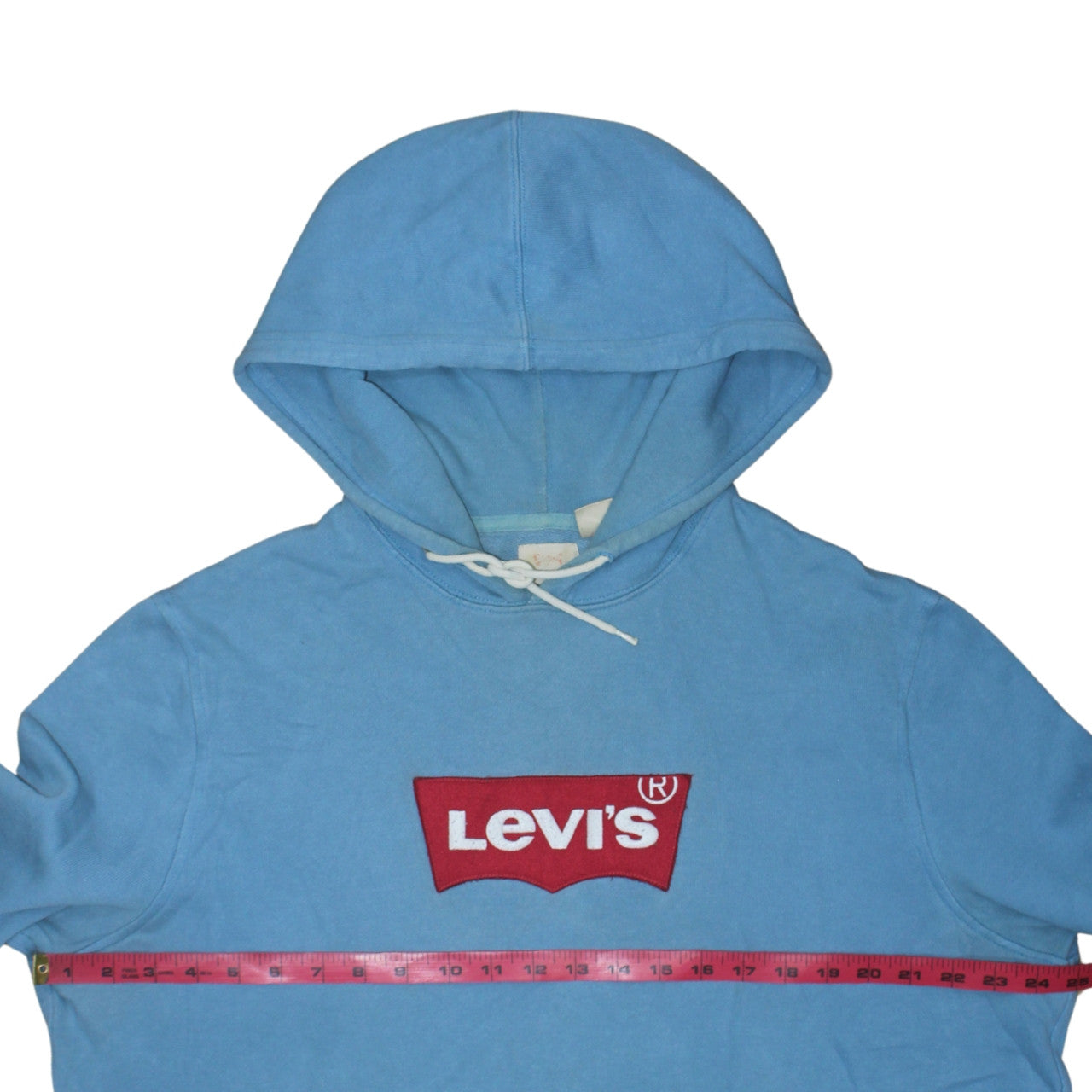 Levi's Women Blue Pullover Hoodie XL Logo Cotton Casual
