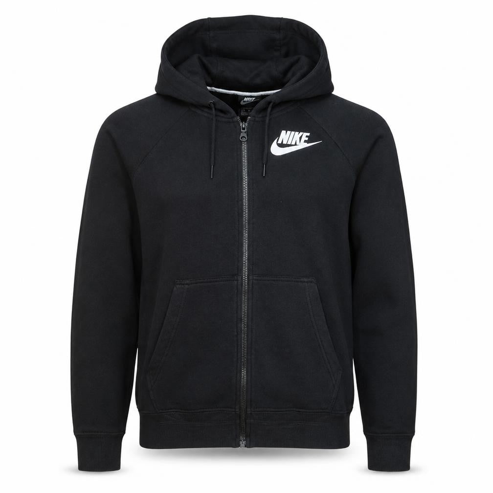 Nike Men's Black Full Zip Hoodie Size S Logo Sportswear