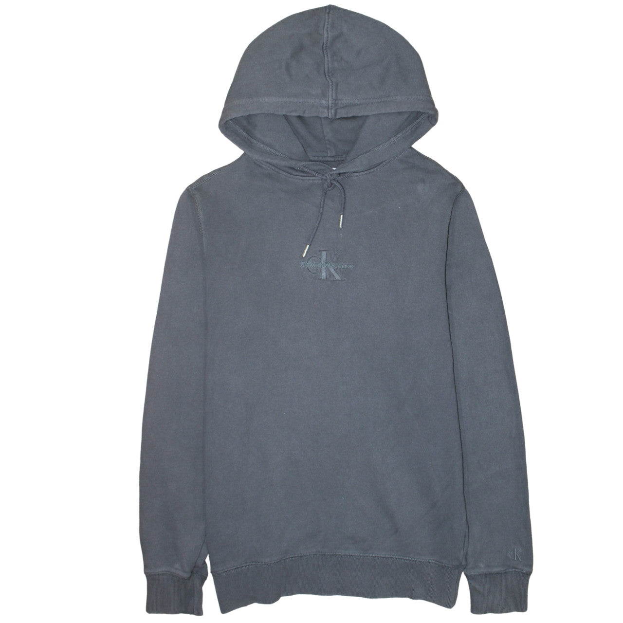 Calvin Klein Jeans Men's Grey Pullover Hoodie Size S Cotton Blend
