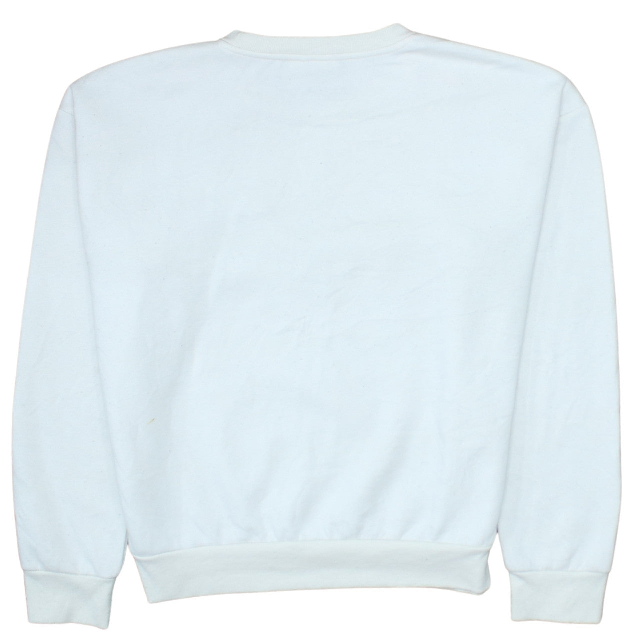 Disney Womens White Sweatshirt XS Dumbo Crew Neck Pullover