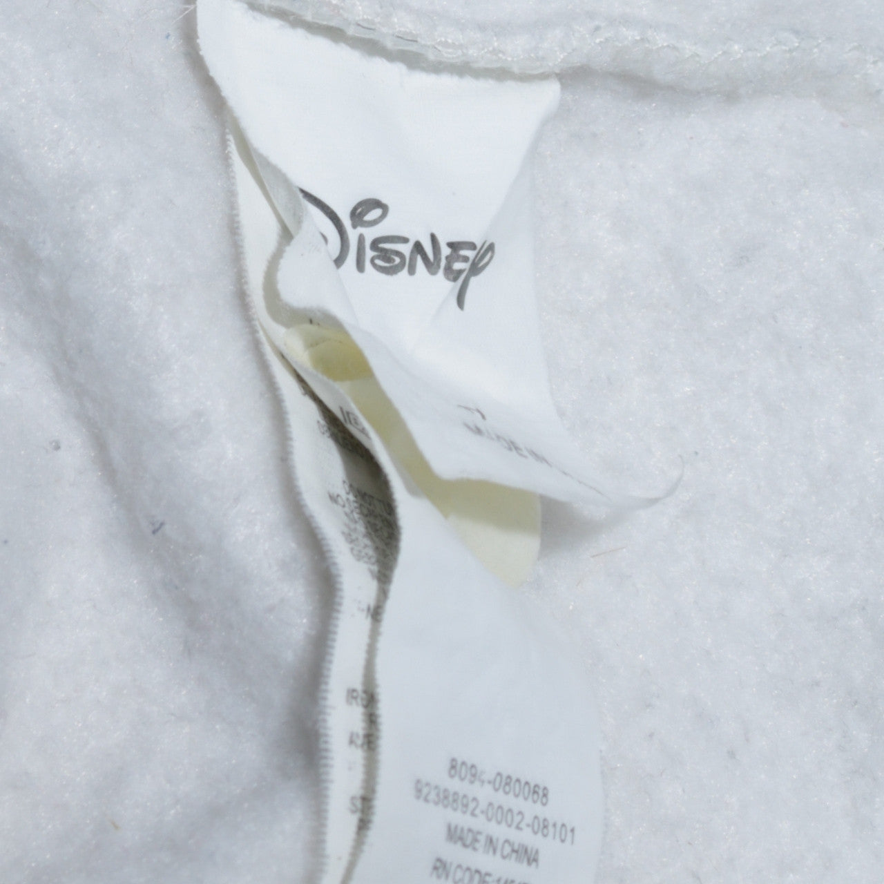 Disney Womens White Sweatshirt XS Dumbo Crew Neck Pullover