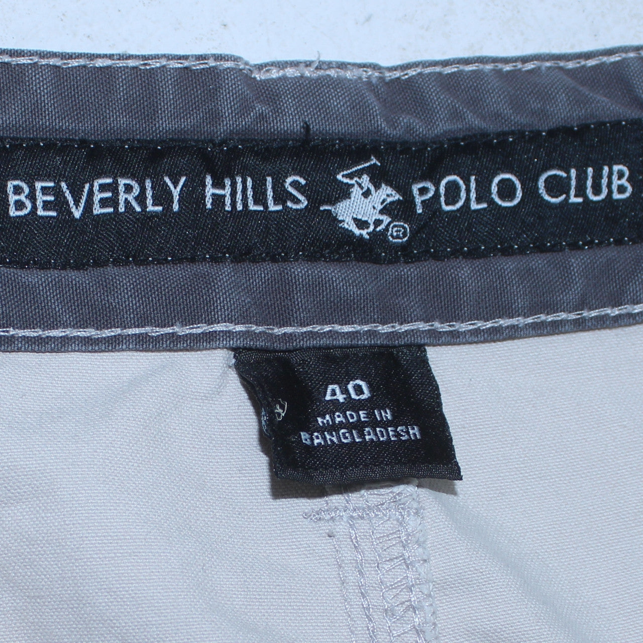 Beverly Hills Polo Club Men's Beige Cargo Shorts Size 40
