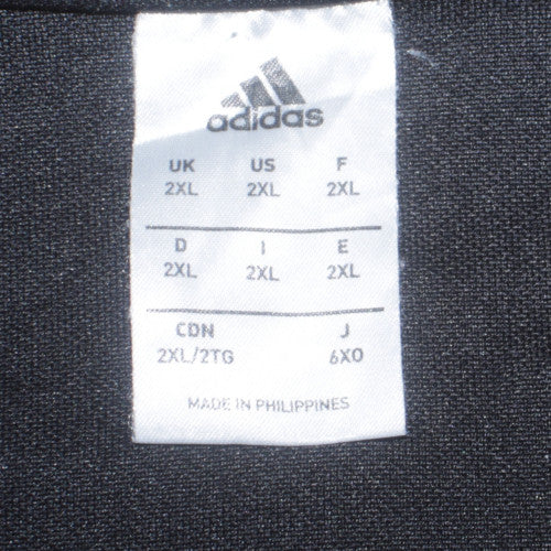 Adidas Men's Black 2XL 1/2 Zip Football Sweatshirt