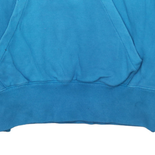 Champion Men's Blue Pullover Hoodie Small Fleece Logo Sweatshirt