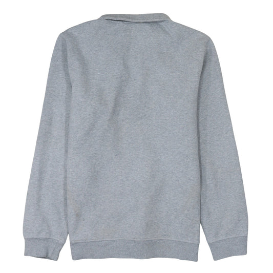 Dickies Men’s Grey 1/4 Zip Fleece Sweatshirt Size L