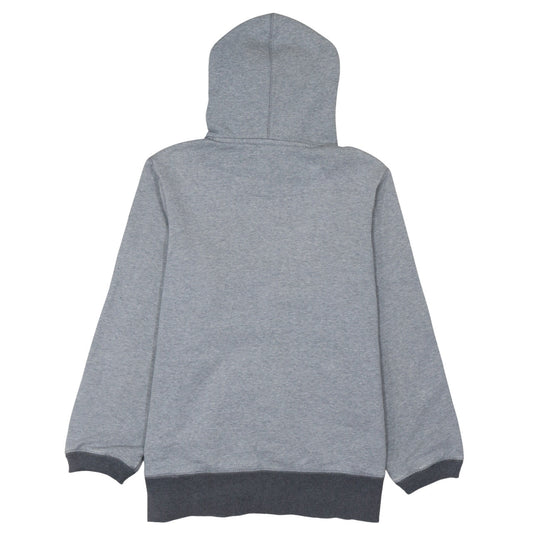 Nike Mens Grey Pullover Hoodie L Logo Hooded Sportswear