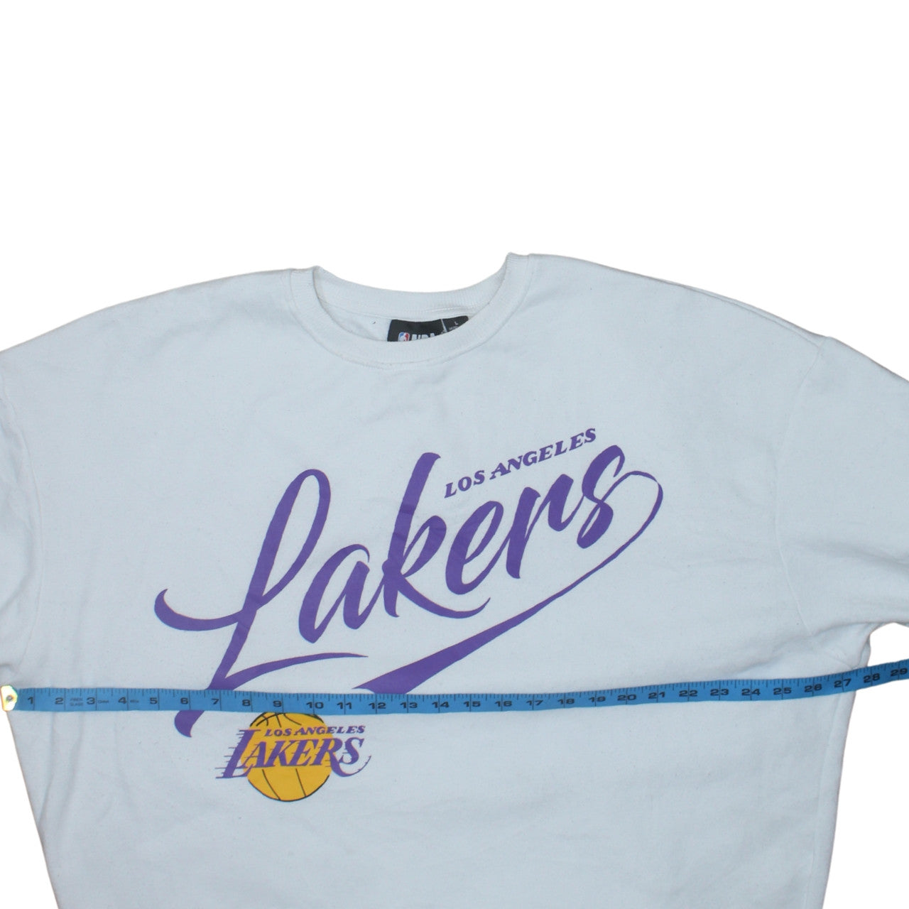 Primark NBA Los Angeles Lakers White Men's L Pullover Sweatshirt