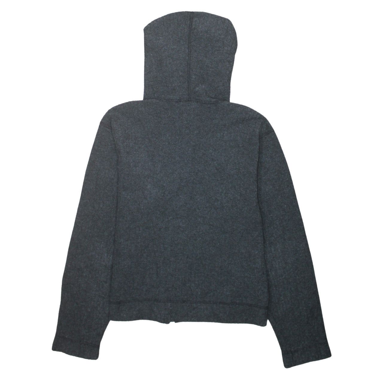 The North Face Womens Grey Full Zip Hooded Sweatshirt Size S Fleece