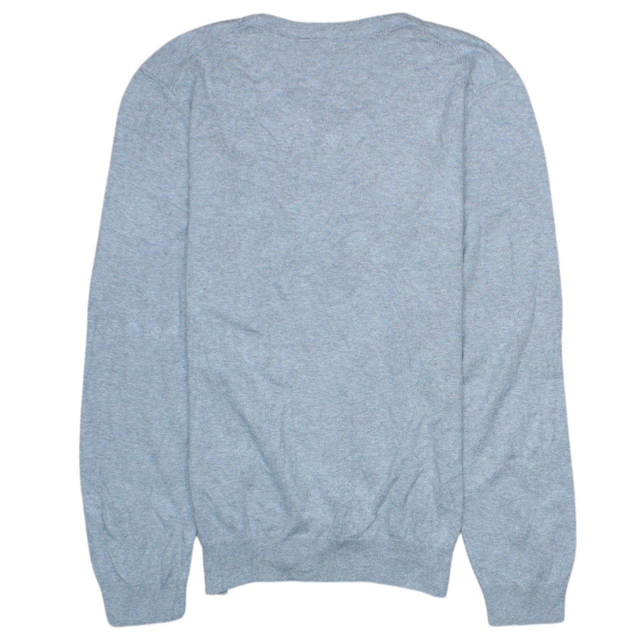 Hugo Boss Mens Grey Cotton V-Neck Regular Fit Sweatshirt Size S