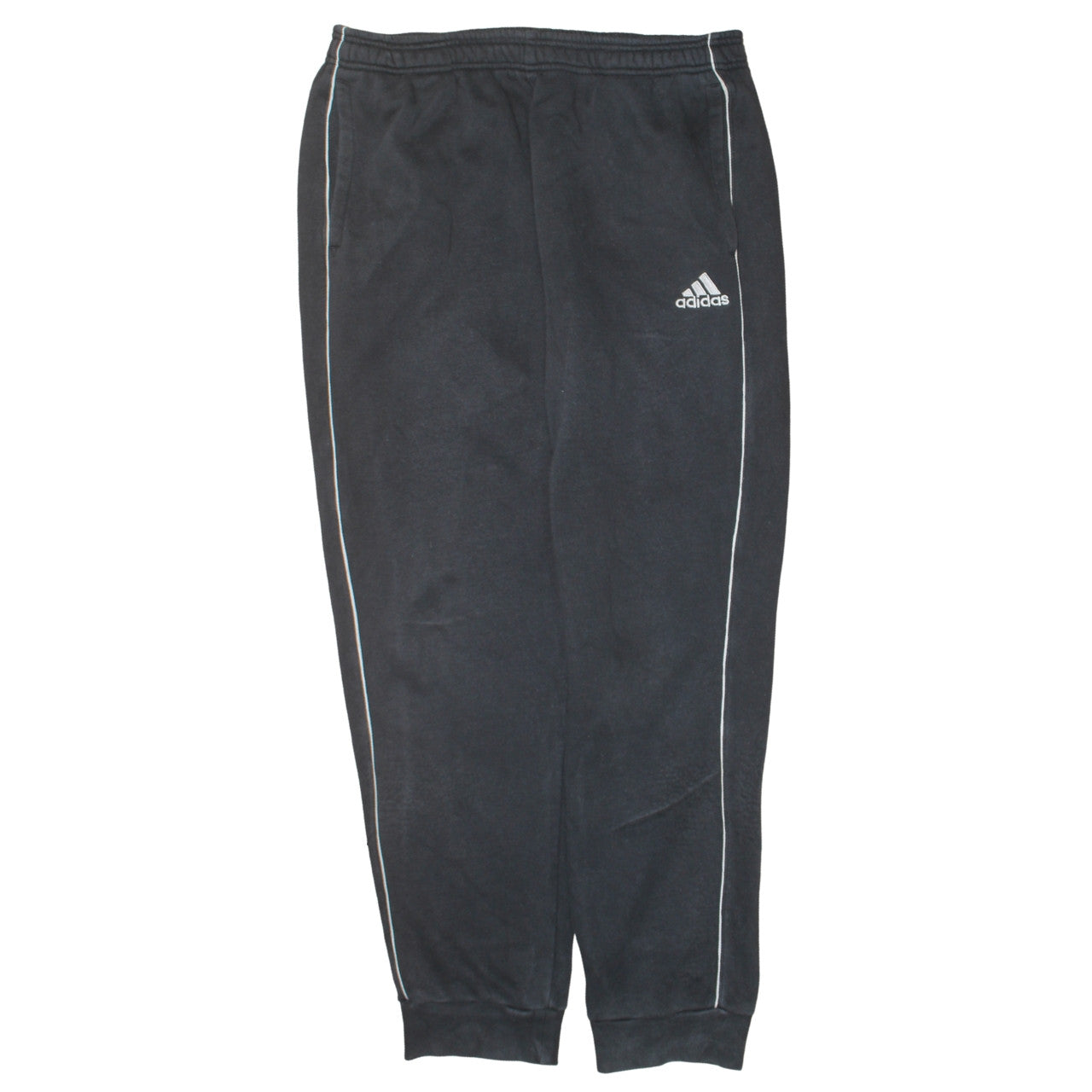 Adidas Men's Black XL Track Pants Fleece Tapered Joggers