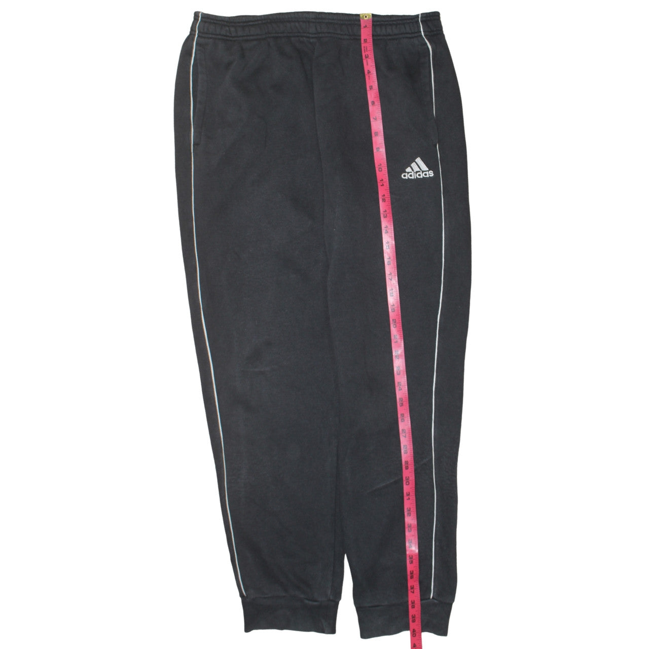 Adidas Men's Black XL Track Pants Fleece Tapered Joggers