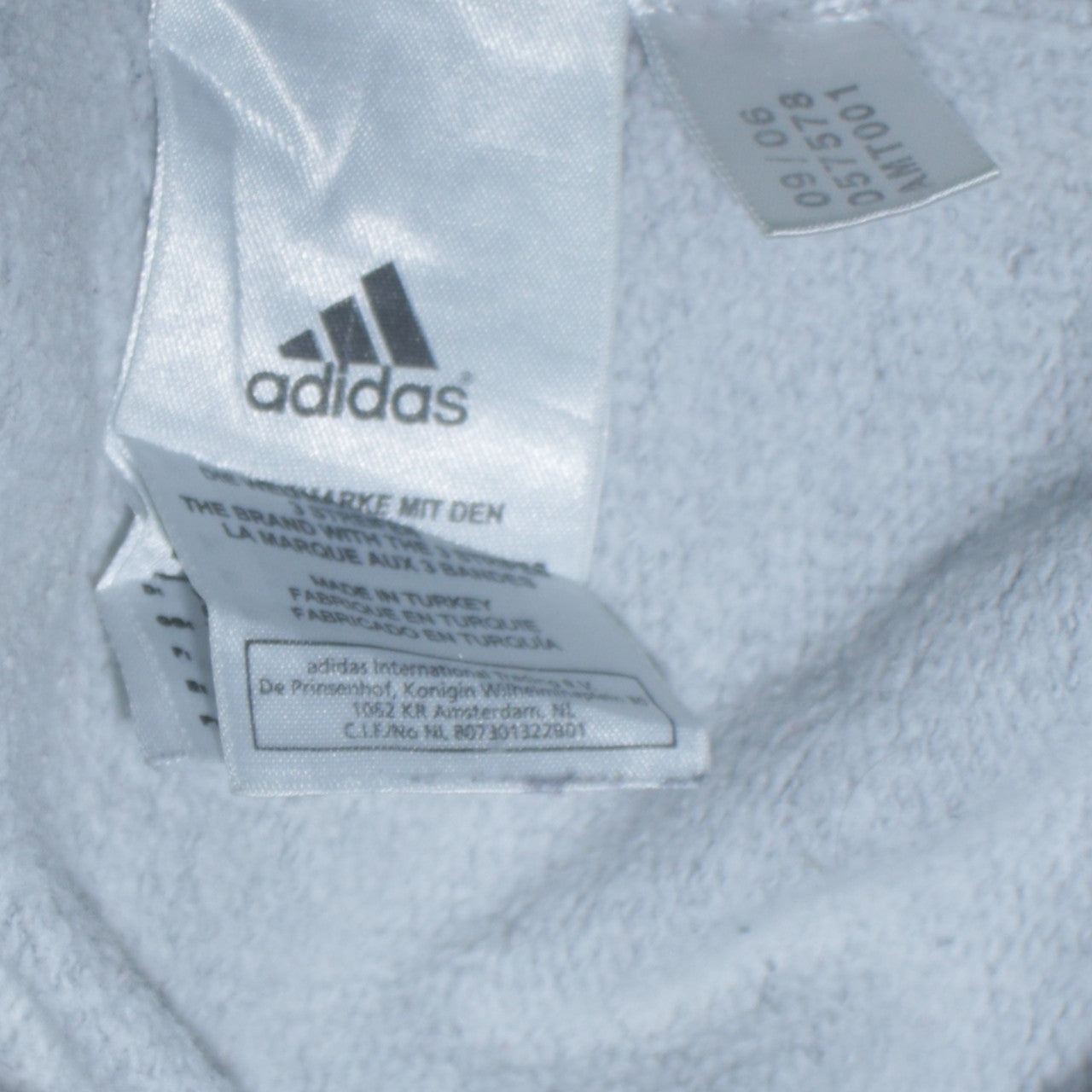Adidas Men's Grey Crew Neck Pullover Sweatshirt Size L Sports Style