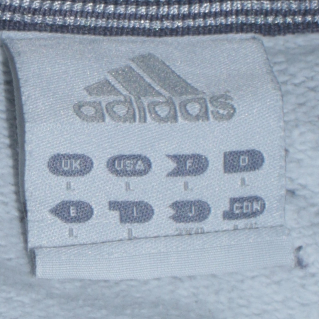 Adidas Men's Grey Crew Neck Pullover Sweatshirt Size L Sports Style