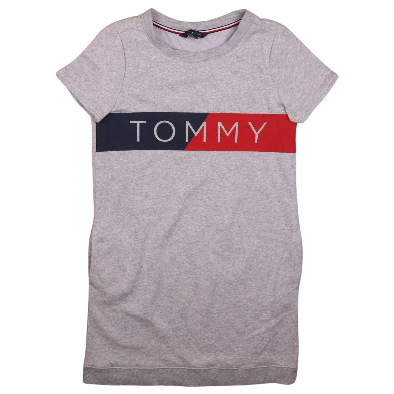 Tommy Hilfiger Women’s Grey XS T-Shirt Dress Casual Jersey