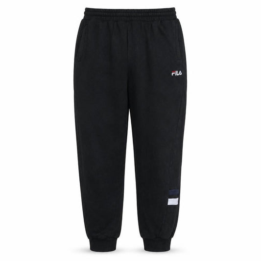 Fila Men's Black L Jogger Sweatpants Cotton Blend Activewear Trousers