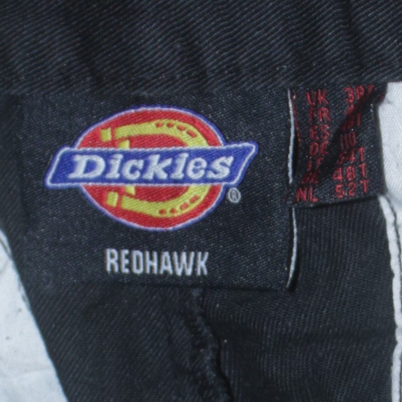 Dickies Men’s Black Redhawk Cargo Work Trousers 39T Regular Fit
