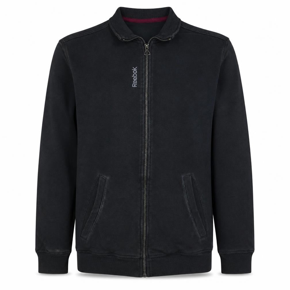 Reebok Men's Black Full Zip Sweatshirt Size S