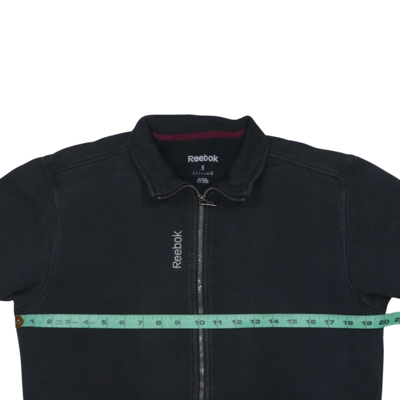 Reebok Men's Black Full Zip Sweatshirt Size S