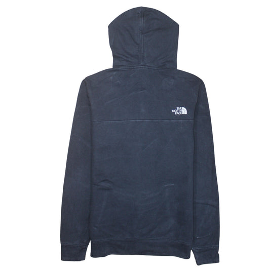 The North Face Men's Black Pullover Hoodie Size M Logo Cotton