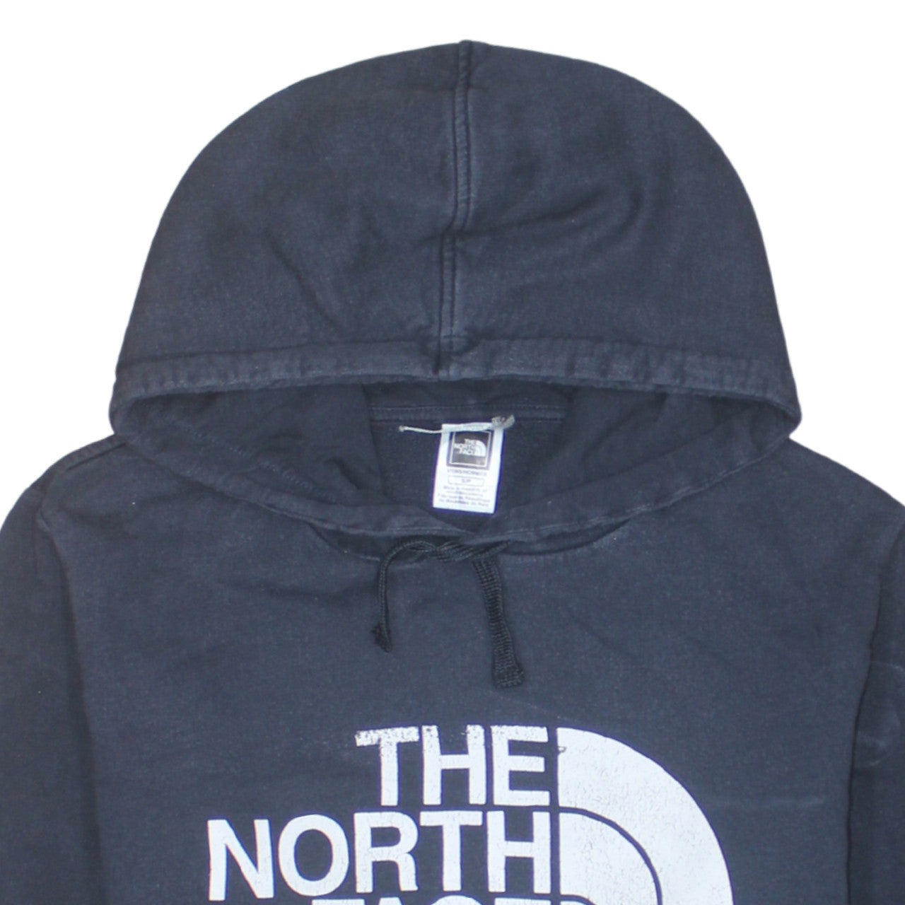 The North Face Men's Black Pullover Hoodie Size M Logo Cotton