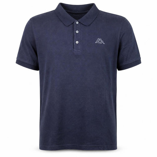 Kappa Men's Blue XL Polo Shirt Regular Fit Cotton Blend Casual