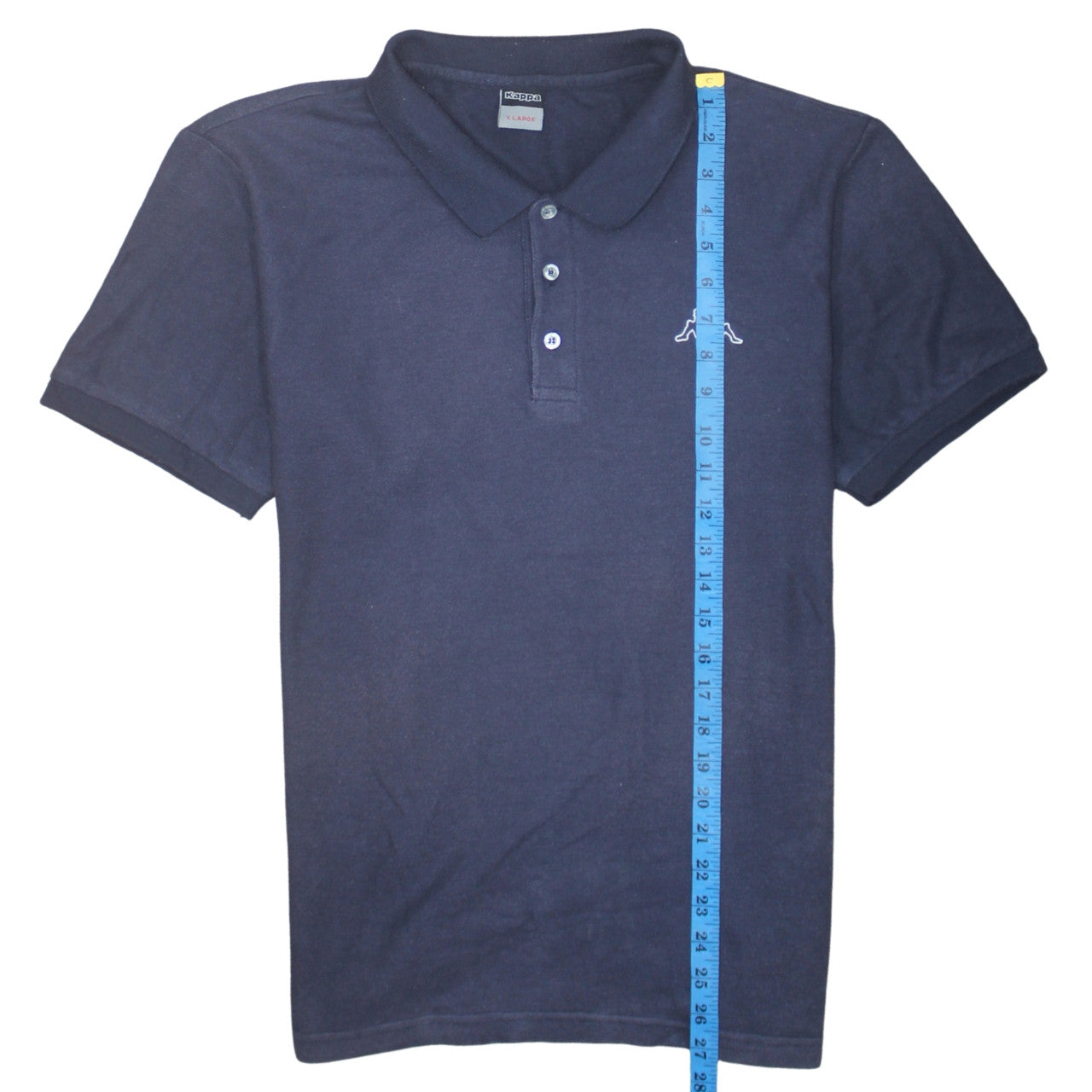 Kappa Men's Blue XL Polo Shirt Regular Fit Cotton Blend Casual