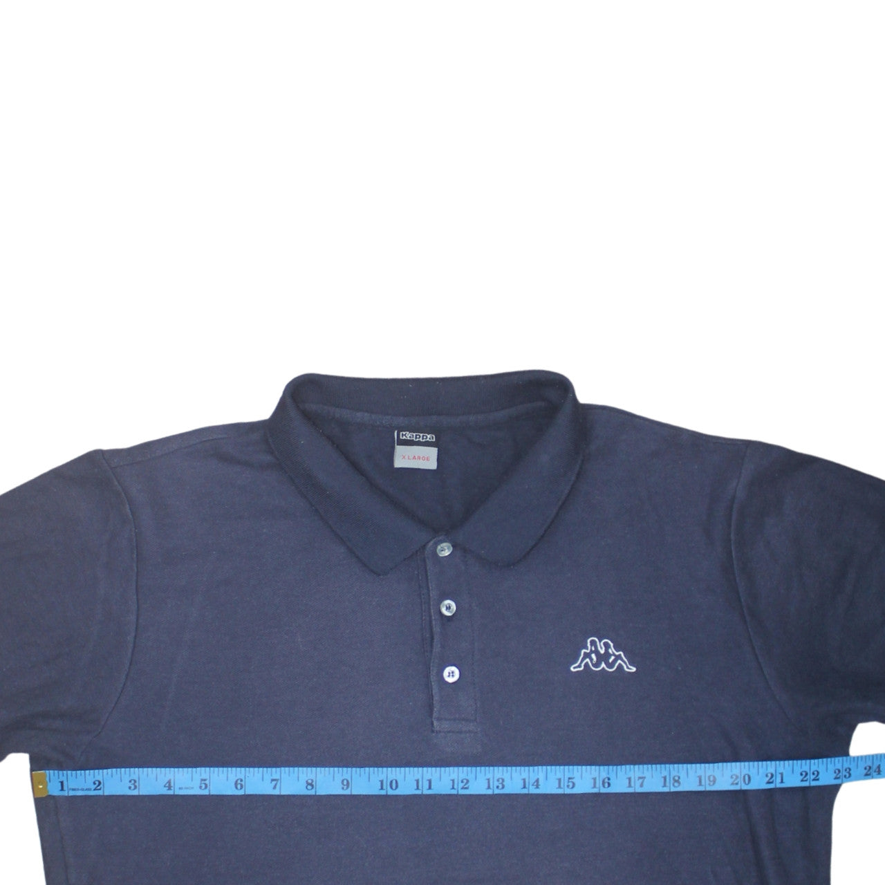 Kappa Men's Blue XL Polo Shirt Regular Fit Cotton Blend Casual