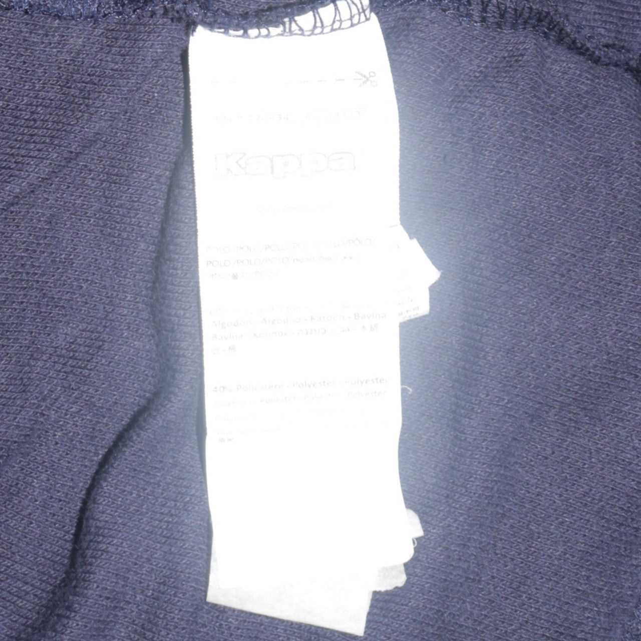 Kappa Men's Blue XL Polo Shirt Regular Fit Cotton Blend Casual