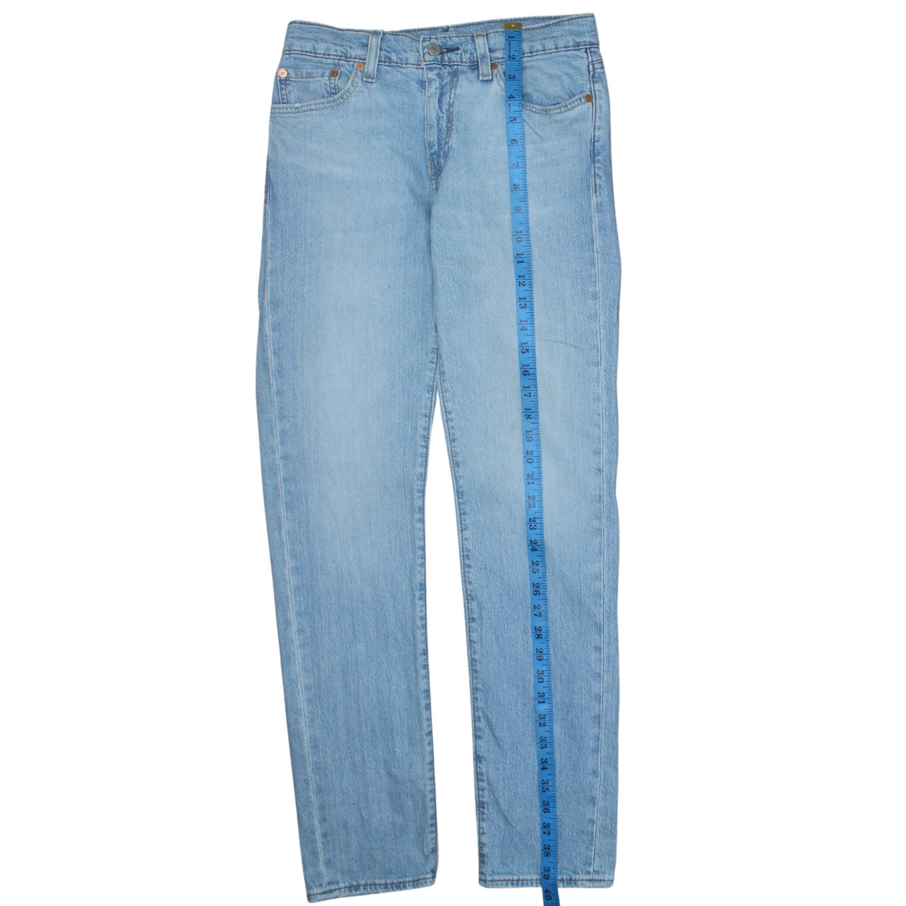 Levi's Premium Women's Blue Mid Rise Straight Jeans Size 12
