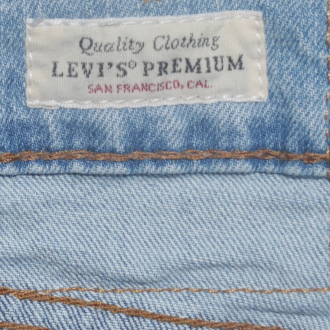 Levi's Premium Women's Blue Mid Rise Straight Jeans Size 12