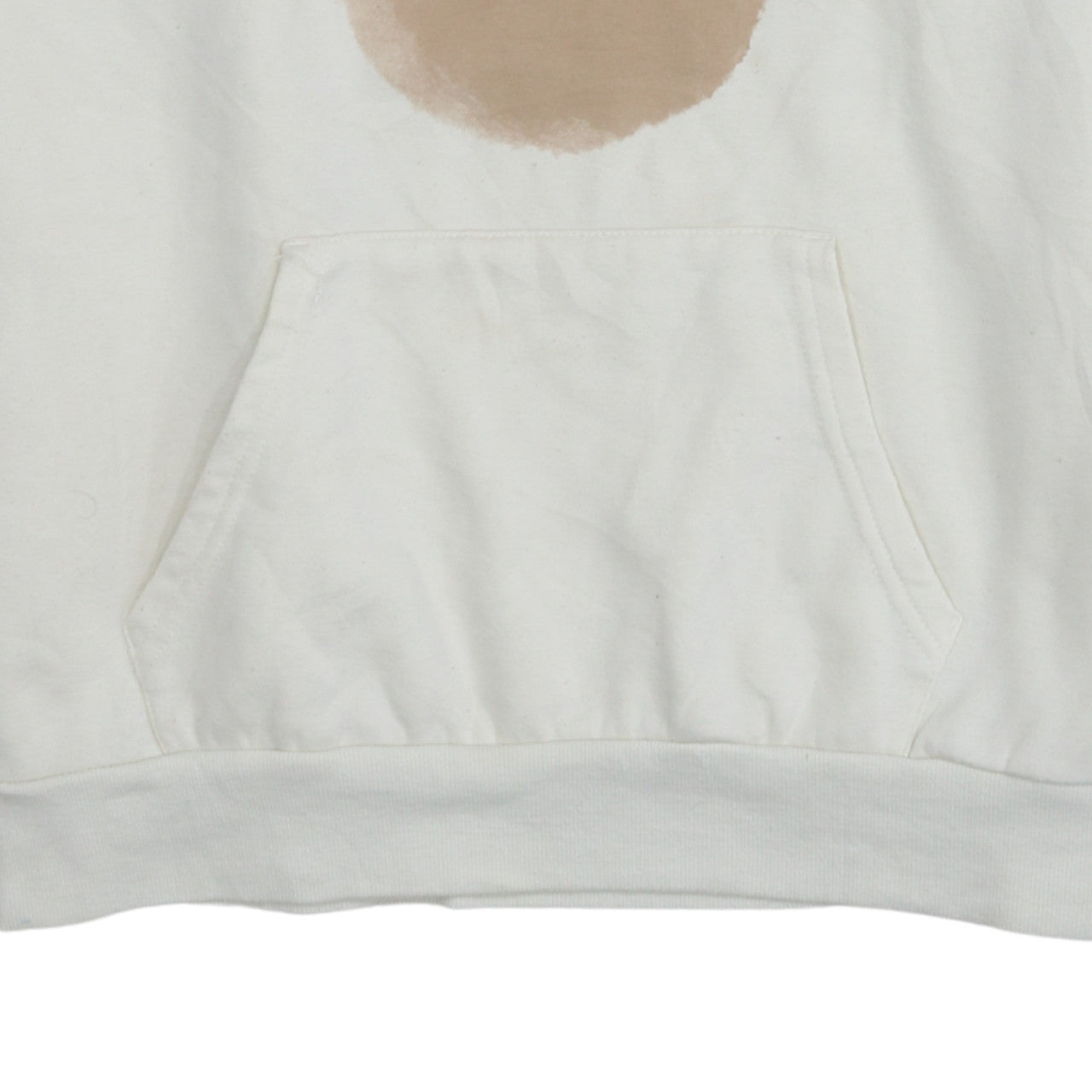 Disney Primark Cares Women Ivory Beige Hoodie L 14/16 Pullover Mickey Ears