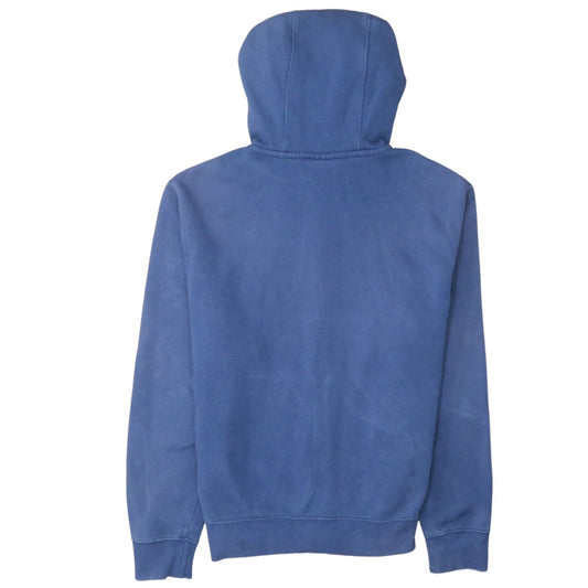 Nike Men's Blue Full Zip Hoodie Small Cotton Blend Classic Style