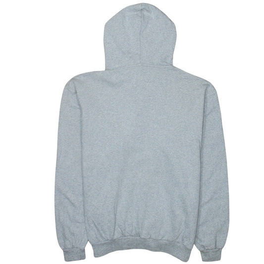 adidas Mens Grey XL Pullover Hoodie Trefoil Logo Fleece Sweatshirt