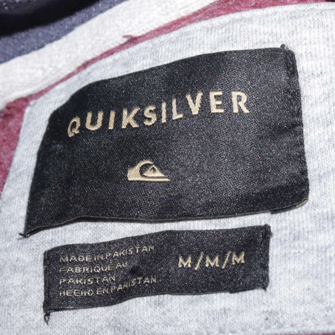 Quiksilver Men’s Multicoloured Pullover Hoodie M Regular Fit