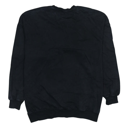 Bershka x Disney Women's Black XS Sheer Khan Fierce Pullover Sweatshirt