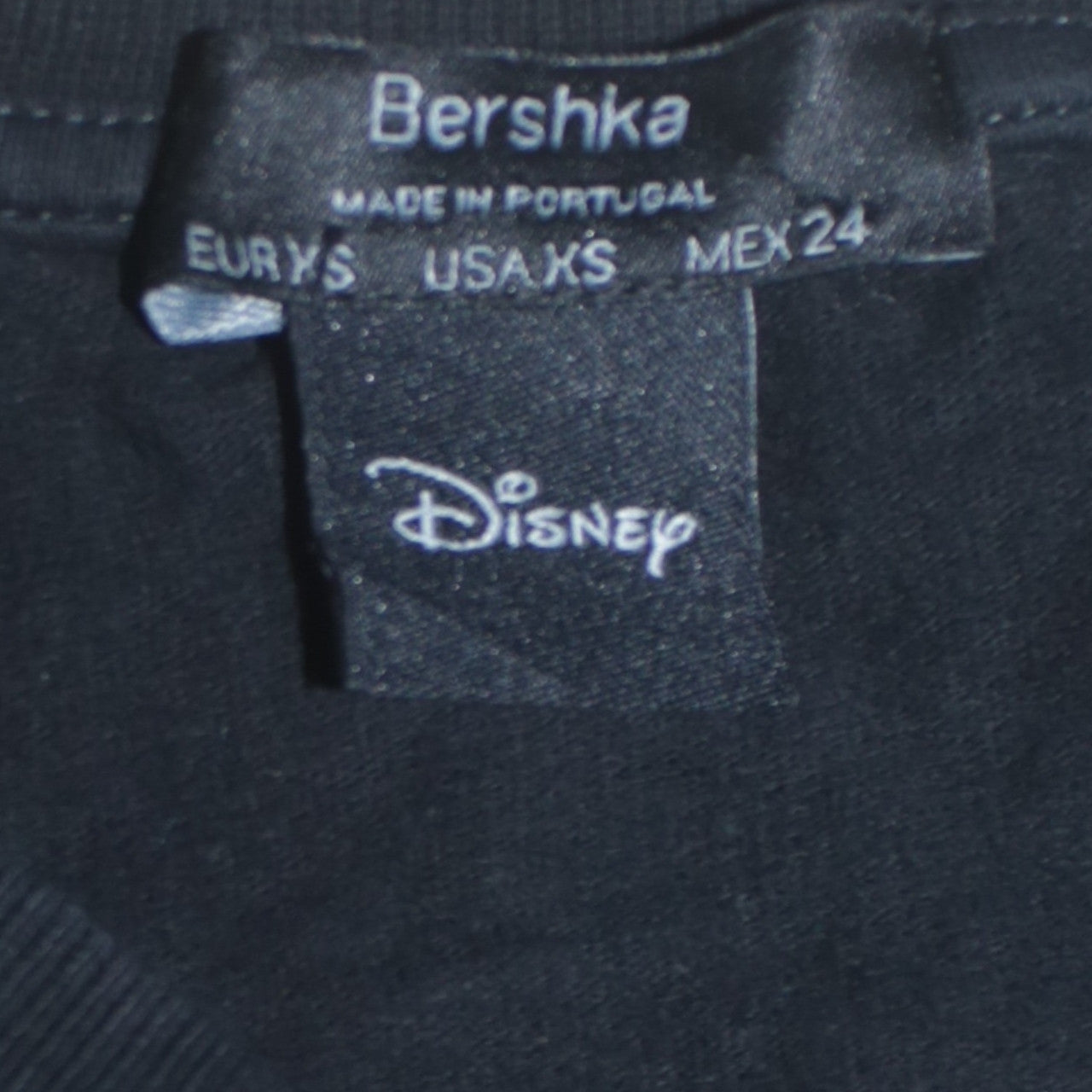 Bershka x Disney Women's Black XS Sheer Khan Fierce Pullover Sweatshirt