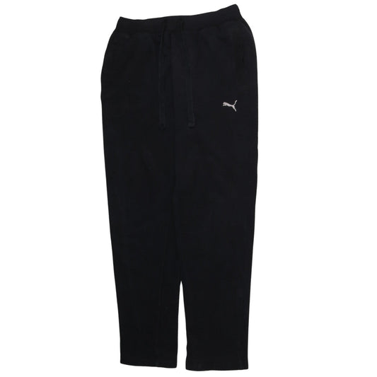 Puma Men's Black Fleece Sweatpants Joggers M Regular Fit